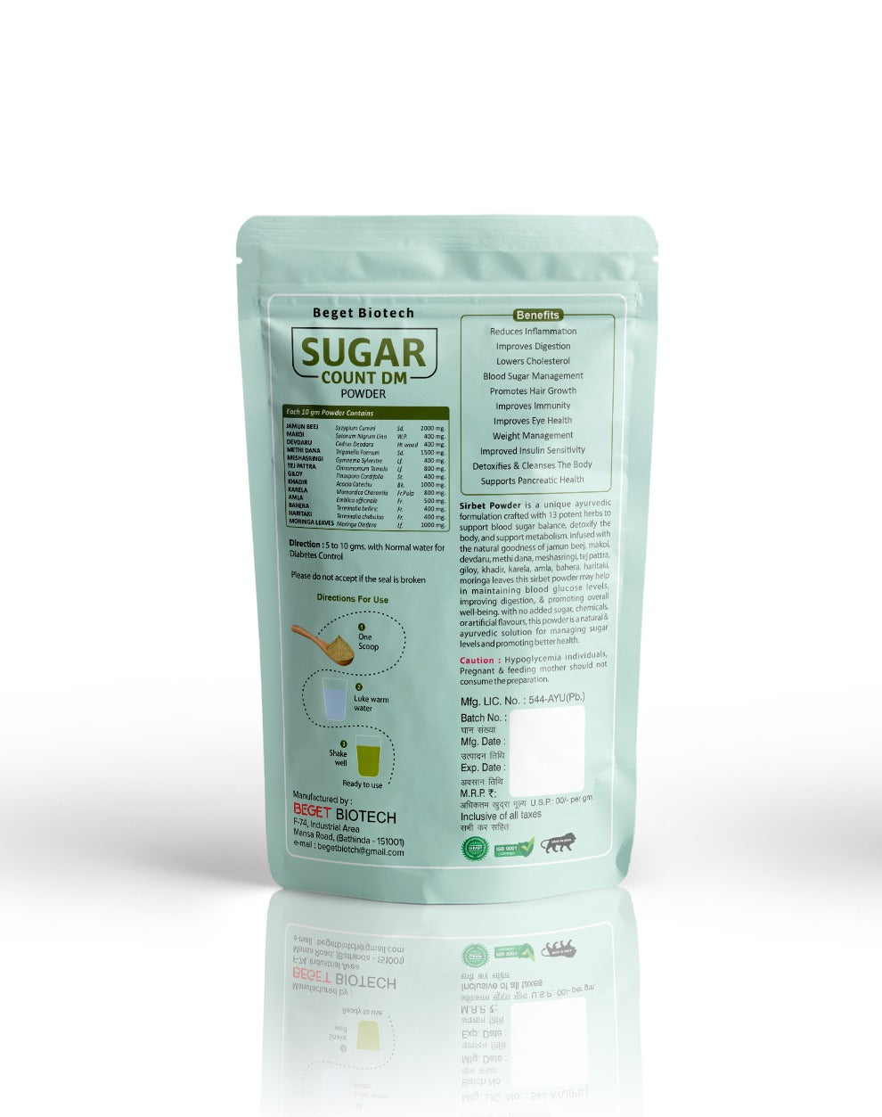 Beget Sugar Count DM Powder